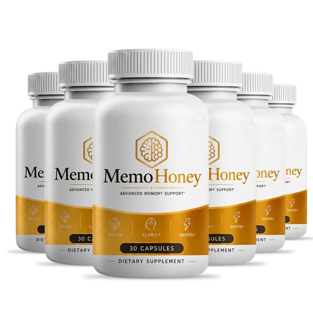 Official MemoHoney bottle 60-day supply for memory and focus